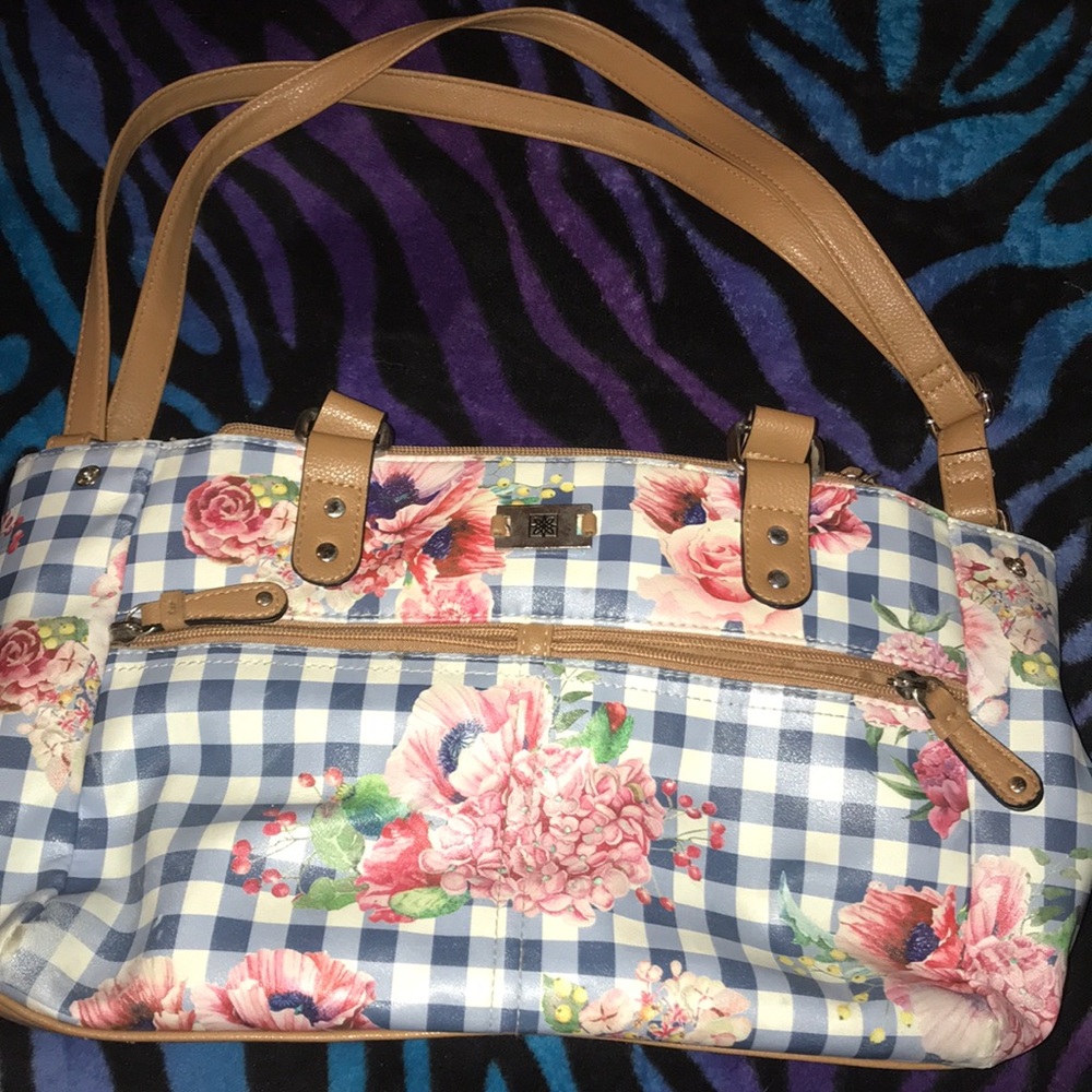 Flower decor purse / handbag